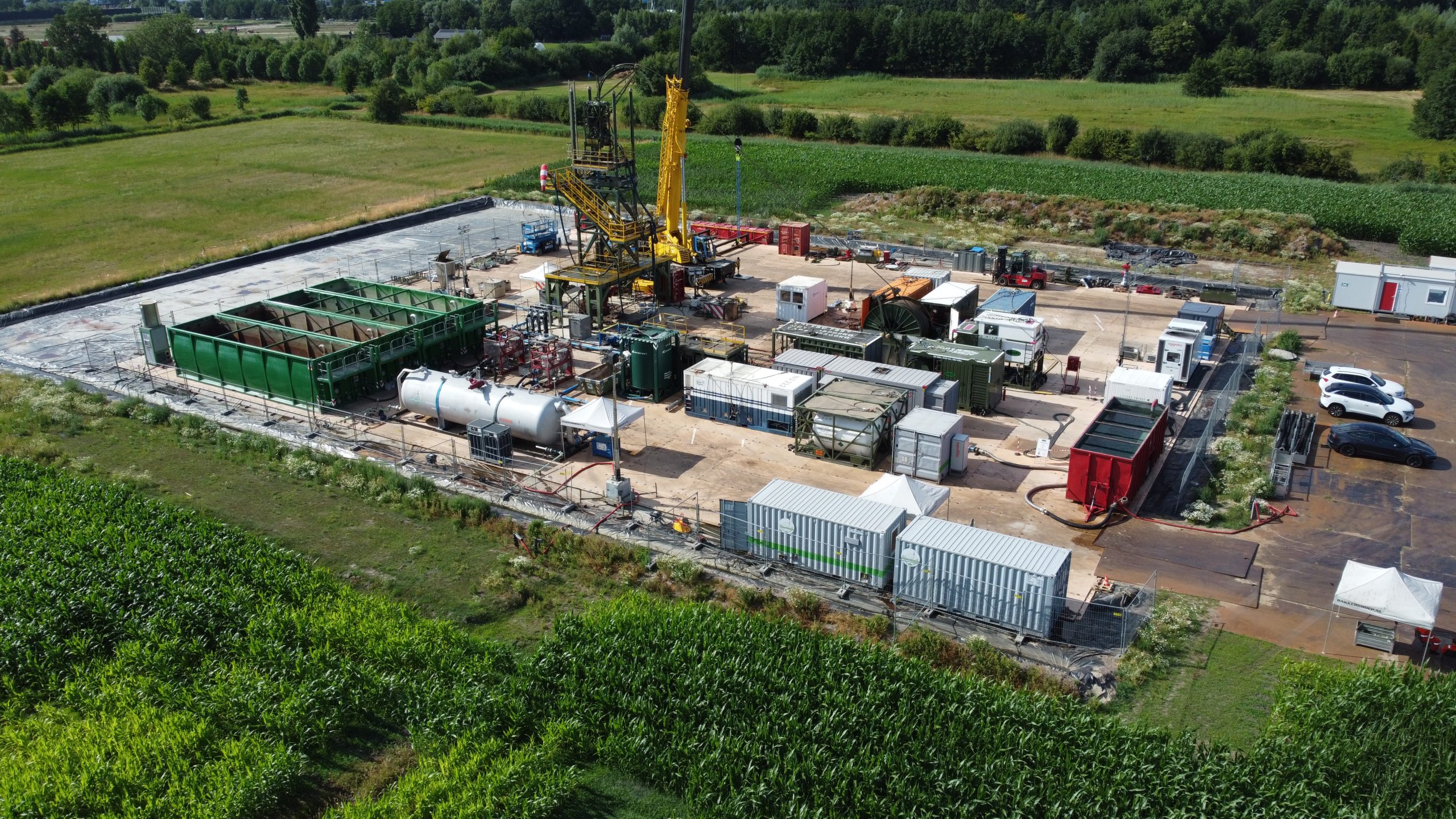 Geothermal well test project